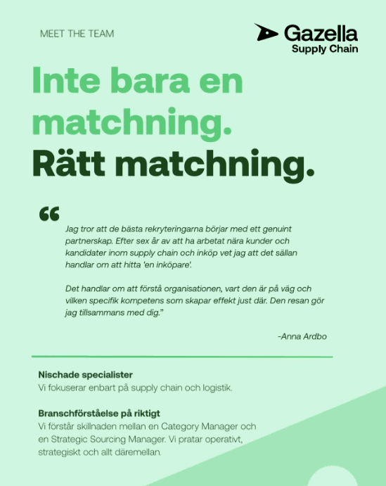 Möt Anna Ardbo. De bästa rekryteringarna börjar inte med en kravlista.