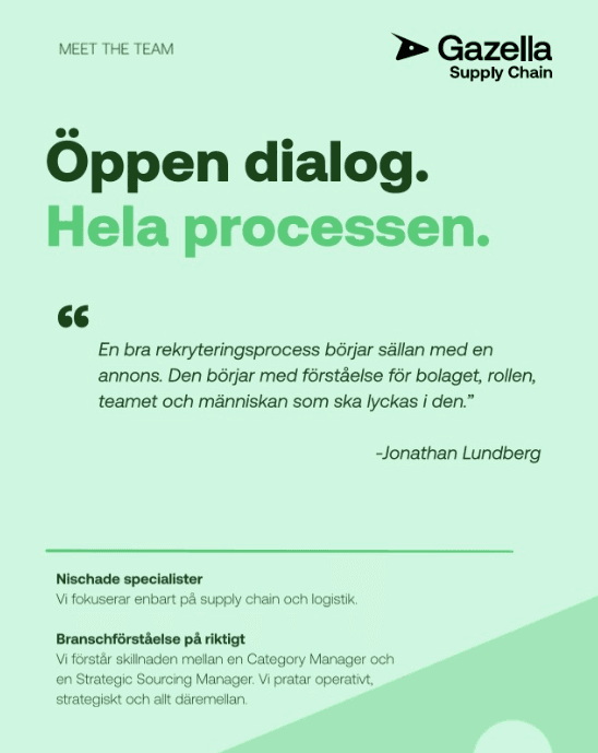 En bra rekryteringsprocess börjar sällan med en annons.